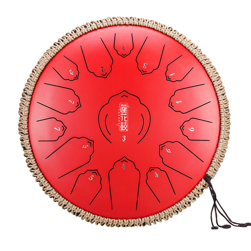 【Hluru drum】高級品/極美品  Steel Tongue Drum Hluru Steel Tongue Drum 12-inch 13 notes Tank drum C Major