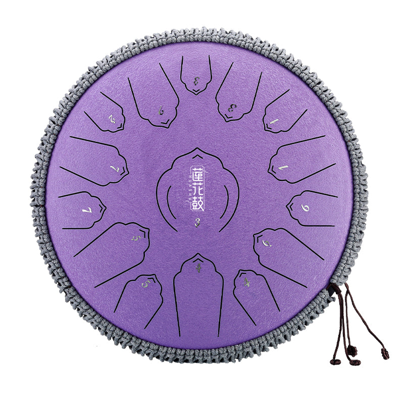 Huashu® • Floating Lotus Series | 15 Notes 14'' Tongue Drum