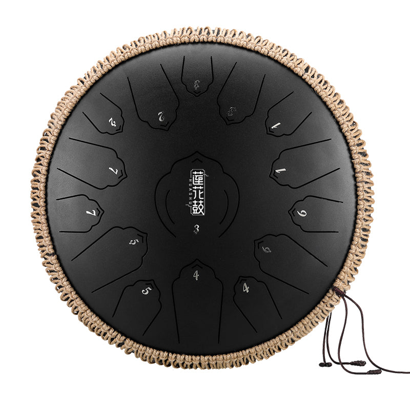 Huashu® • Floating Lotus Series | 15 Notes 14'' Tongue Drum