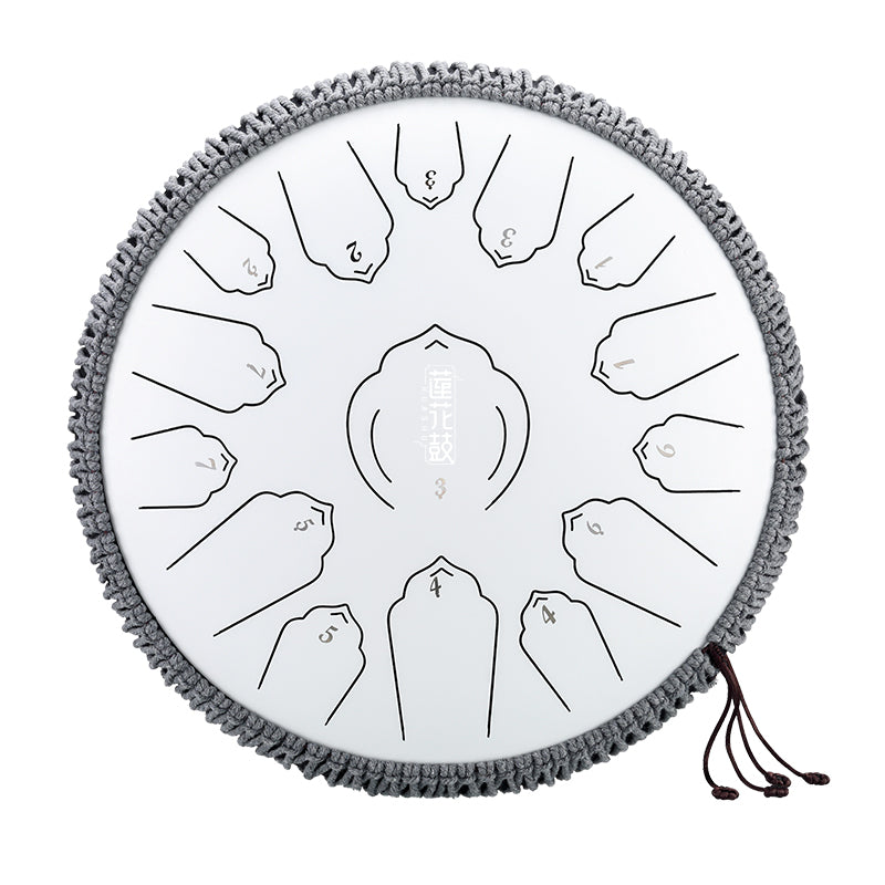 Huashu® • Floating Lotus Series | 15 Notes 14'' Tongue Drum