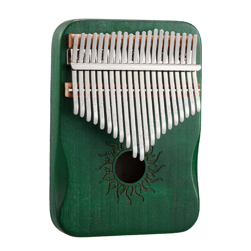 HUASHU Pappel Kalimba C-Dur Daumenklavier für Achtsamkeit - Hohle Sonnenblume Kalimba 