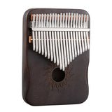 HUASHU Pappel Kalimba C-Dur Daumenklavier für Achtsamkeit - Hohle Sonnenblume Kalimba 