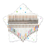 Huashu 17/21 kluczy akrylowa kalimba w tonacji C-dur do praktyk duchowych - gwiazdorze 