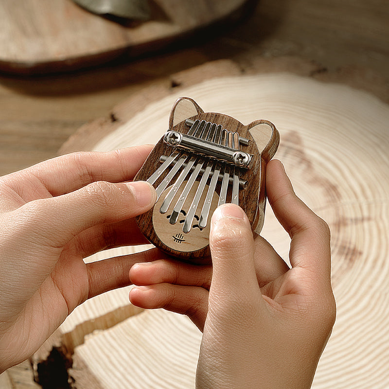 Totoro Kalimba 8 Key for Gifting & Kids | Cute Walnut Design Hluru Min