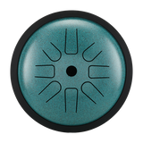 HLURU Mikroaluminiowany Stalowy Tamburyn 6 Cali 8 Noty Wysoka Frekwencja Rozszerzenie na Terapię Muzyczną 