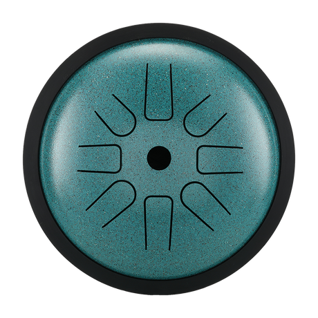 HLURU Microalloyed Small Steel Tongue Drum 6 Inch 8 Notes for Kids and Beginners - High Pitch Extension