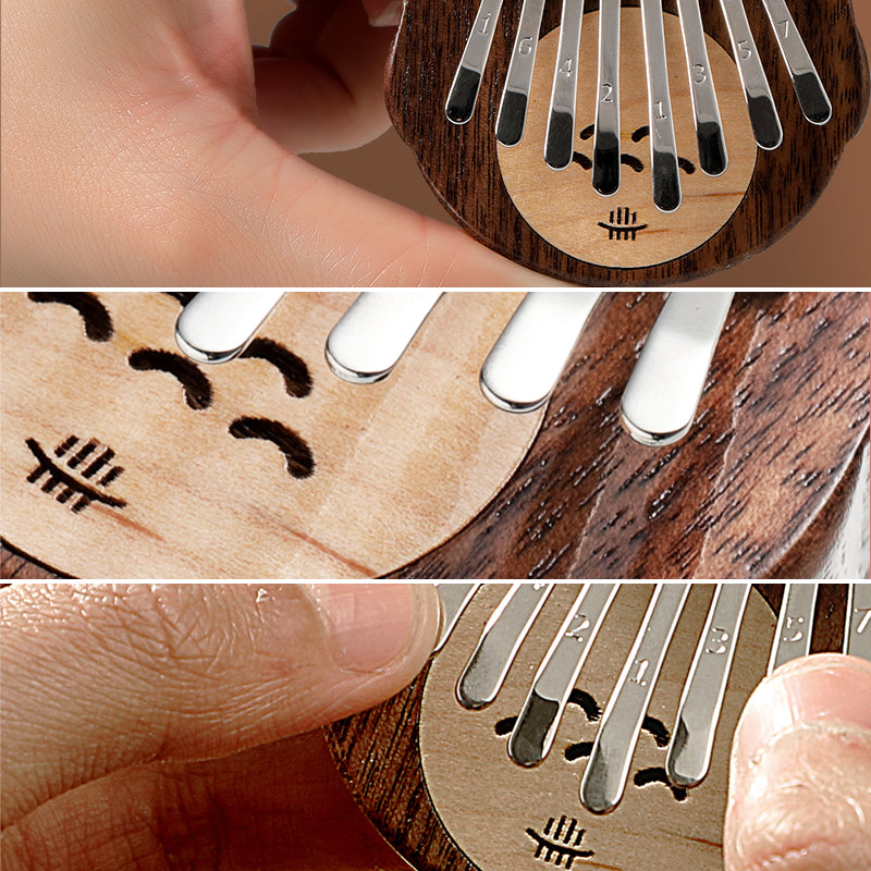 Hluru 8 kluczykowych kiełbasy z dębu w tonacji C-dur Totoro Kalimba do terapii muzycznej 