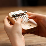 Petit Kalimba Hluru à 8 touches en érable et do majeur pour la pleine conscience 