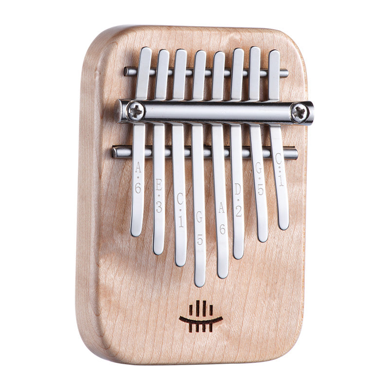 Petit Kalimba Hluru à 8 touches en érable et do majeur pour la pleine conscience 
