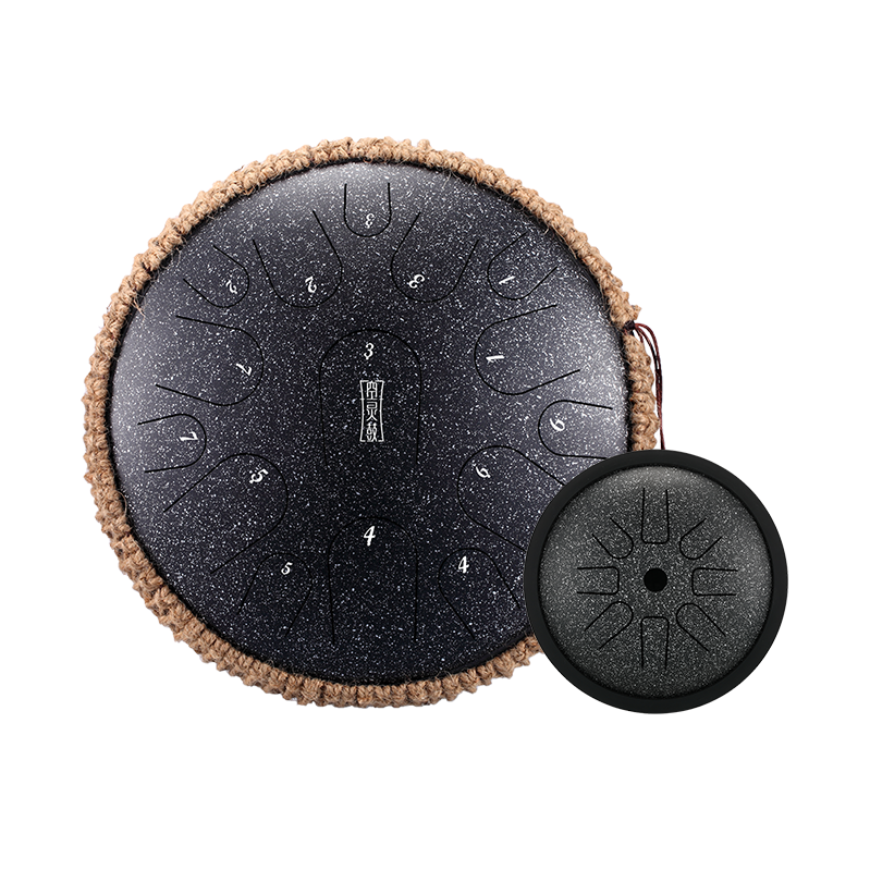 Compra uno y llévate otro gratis - Tambor de lengüeta HLURU de acero microaleado, buque insignia de 14" y 15 notas y extensión de tono alto de 6" y 8 notas