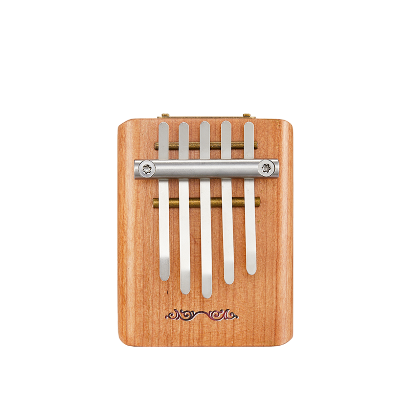 Kalimba Hluru 21 touches en noyer noir et érable, do majeur, pour l'éducation de la petite enfance - Double couche de wah-wah 