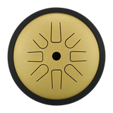 HLURU Mikroaluminiowany Stalowy Tamburyn 6 Cali 8 Noty Wysoka Frekwencja Rozszerzenie na Terapię Muzyczną 