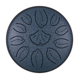 Huashu 11 notes 6" C5 Major Carbon Steel Tongue Drum For Yoga - Golden Ginkgobiloba