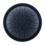 Huashu 11 notes 6" D5 Major Carbon Steel Tongue Drum For Sound Healing - Harmonic Disc