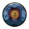 HLURU Nitridstahl Blau Handpan Trommel 22 Zoll 9 Töne D-Kurd Percussion Instrument für Klangheilung - Level A Gold Edge Professionelle Handpan 