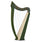 Hluru 19 Strings Large Harp Instruments with Bag and Tuning Wrench - Paulownia wood