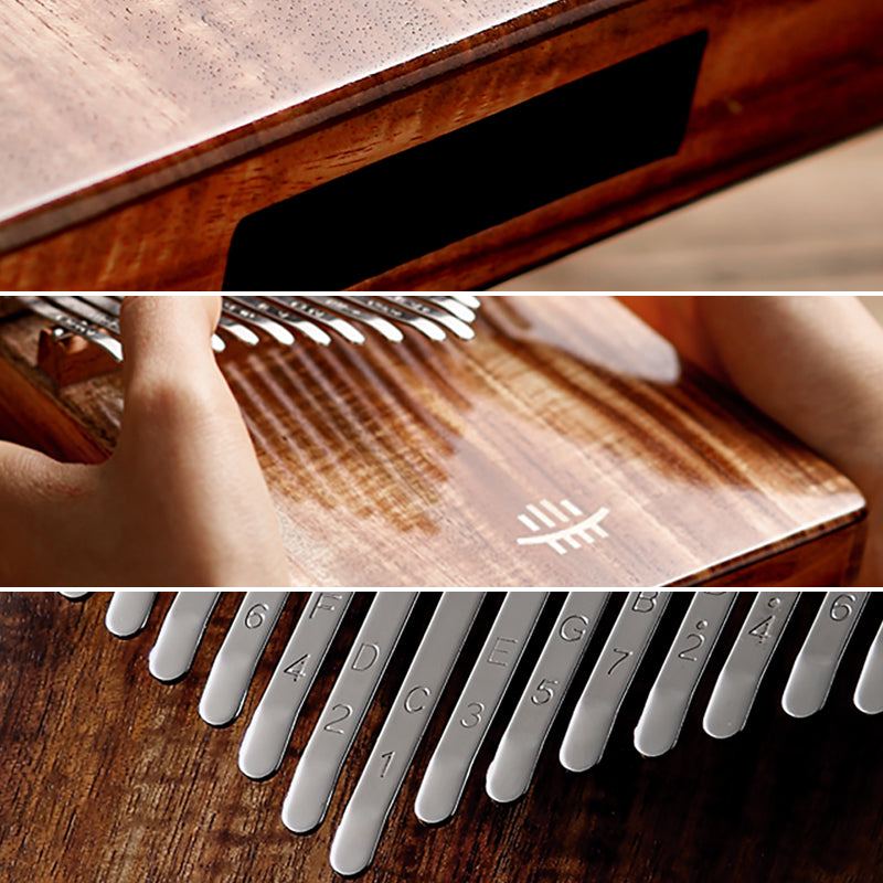 Hluru Rosewood 17/21 Keys C Major Kalimba for Yoga - Bottom