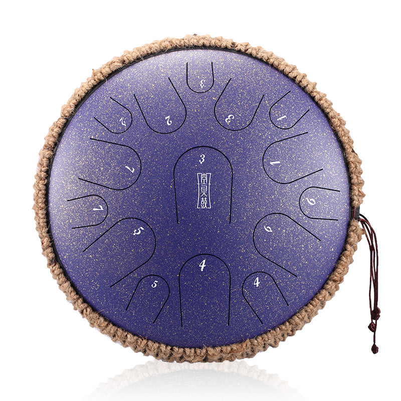 【Hluru drum】高級品/極美品  Steel Tongue Drum Hluru Steel Tongue Drum 12-inch 13 notes Tank drum C Major
