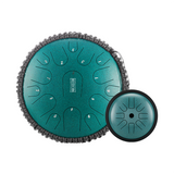 Compra uno y llévate otro gratis - Tambor de lengüeta HLURU de acero microaleado, buque insignia de 14" y 15 notas y extensión de tono alto de 6" y 8 notas