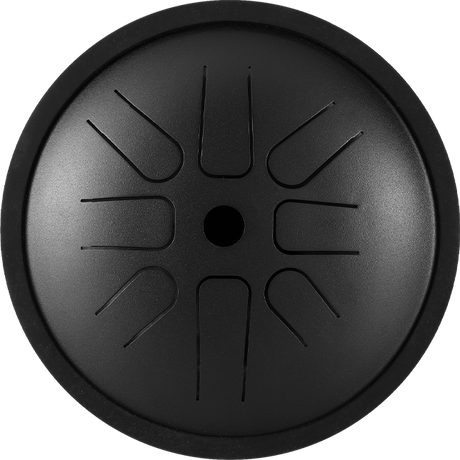 HLURU Microalloyed Small Steel Tongue Drum 6 Inch 8 Notes for Kids and Beginners - High Pitch Extension